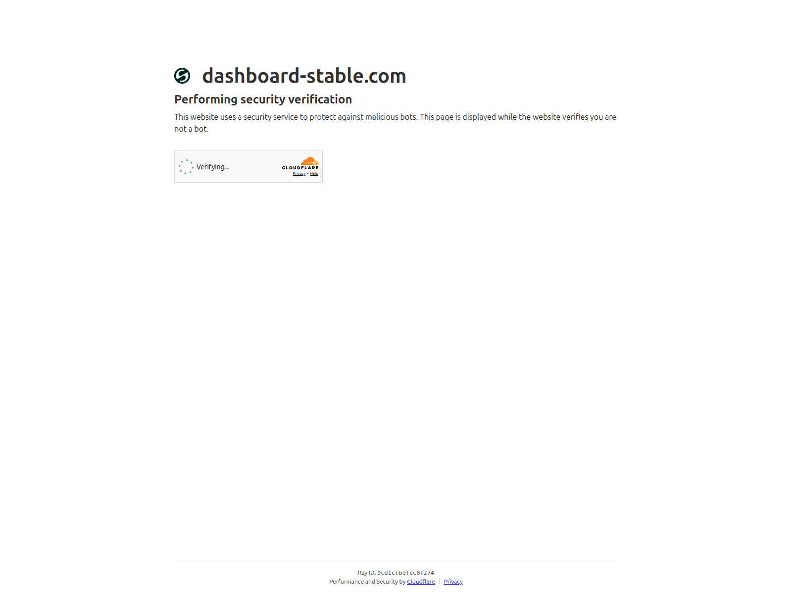 Screenshot of dashboard-stable.com