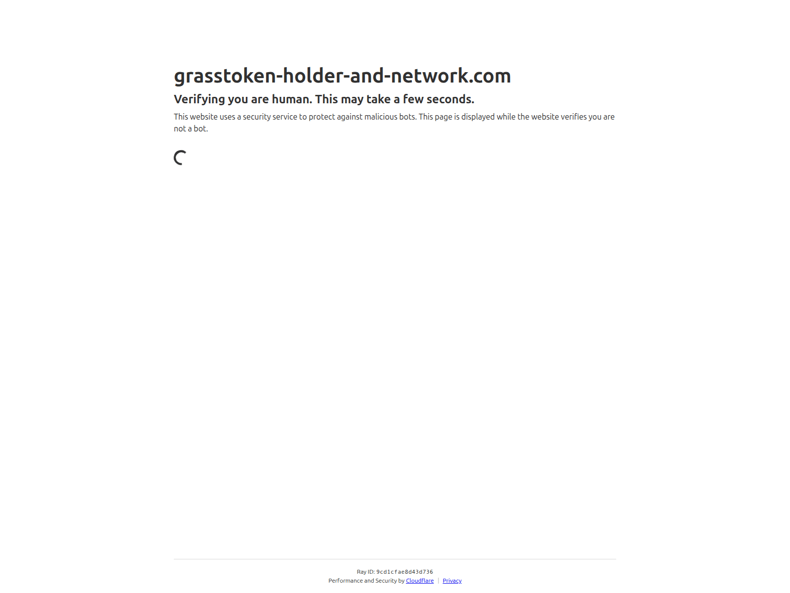 Screenshot of grasstoken-holder-and-network.com