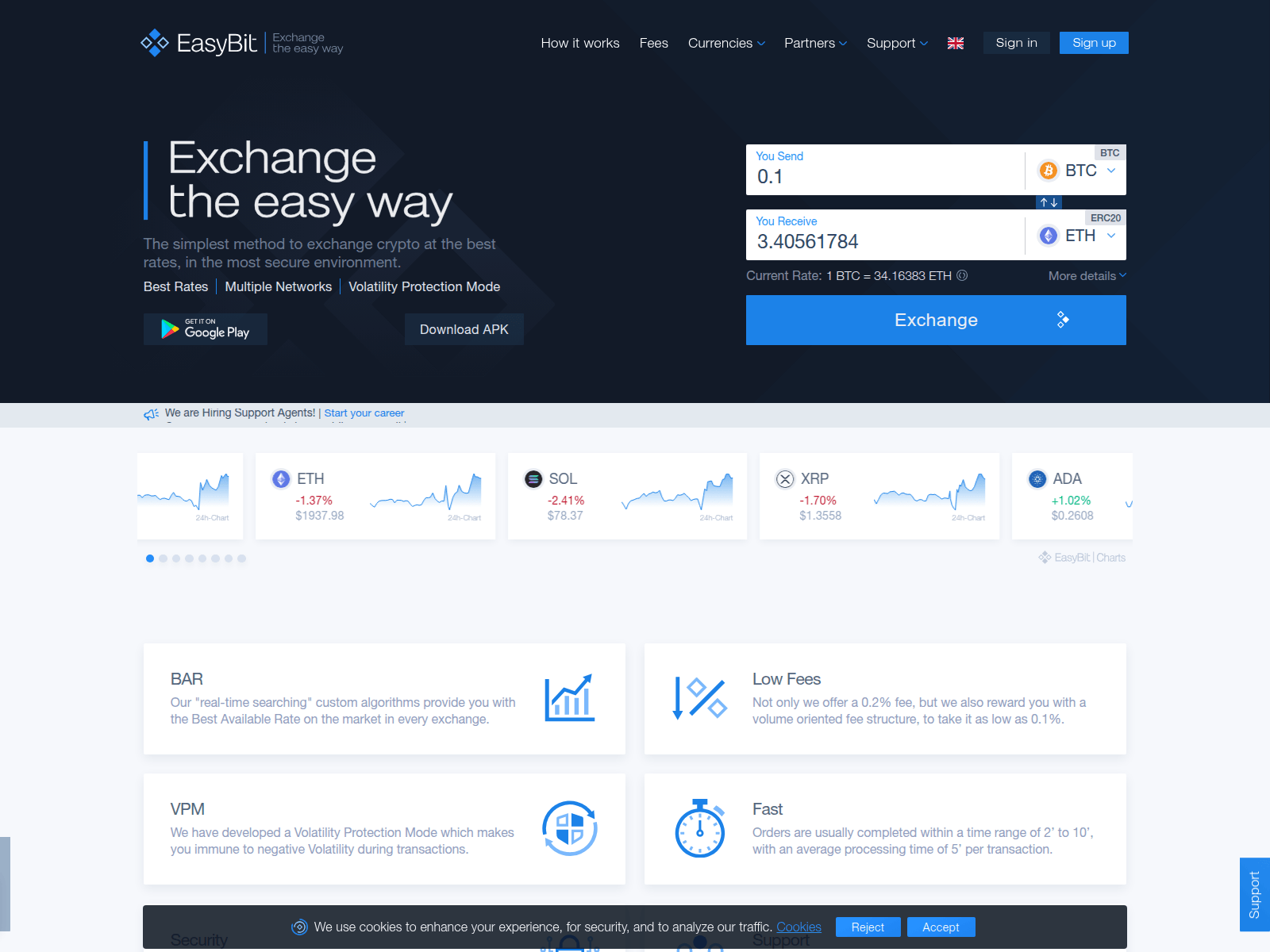 Screenshot of eqsybit.com