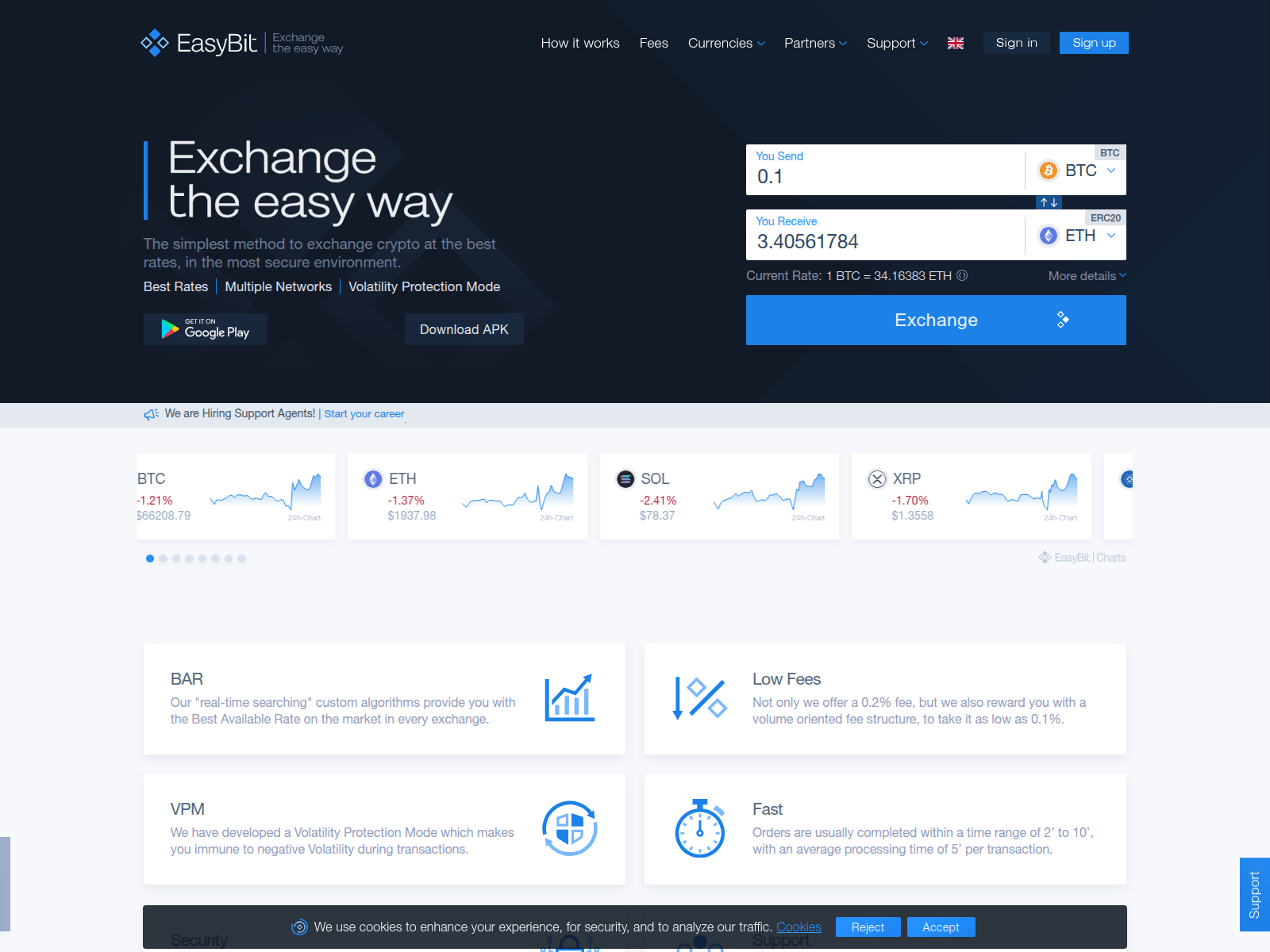 Screenshot of fasybit.com