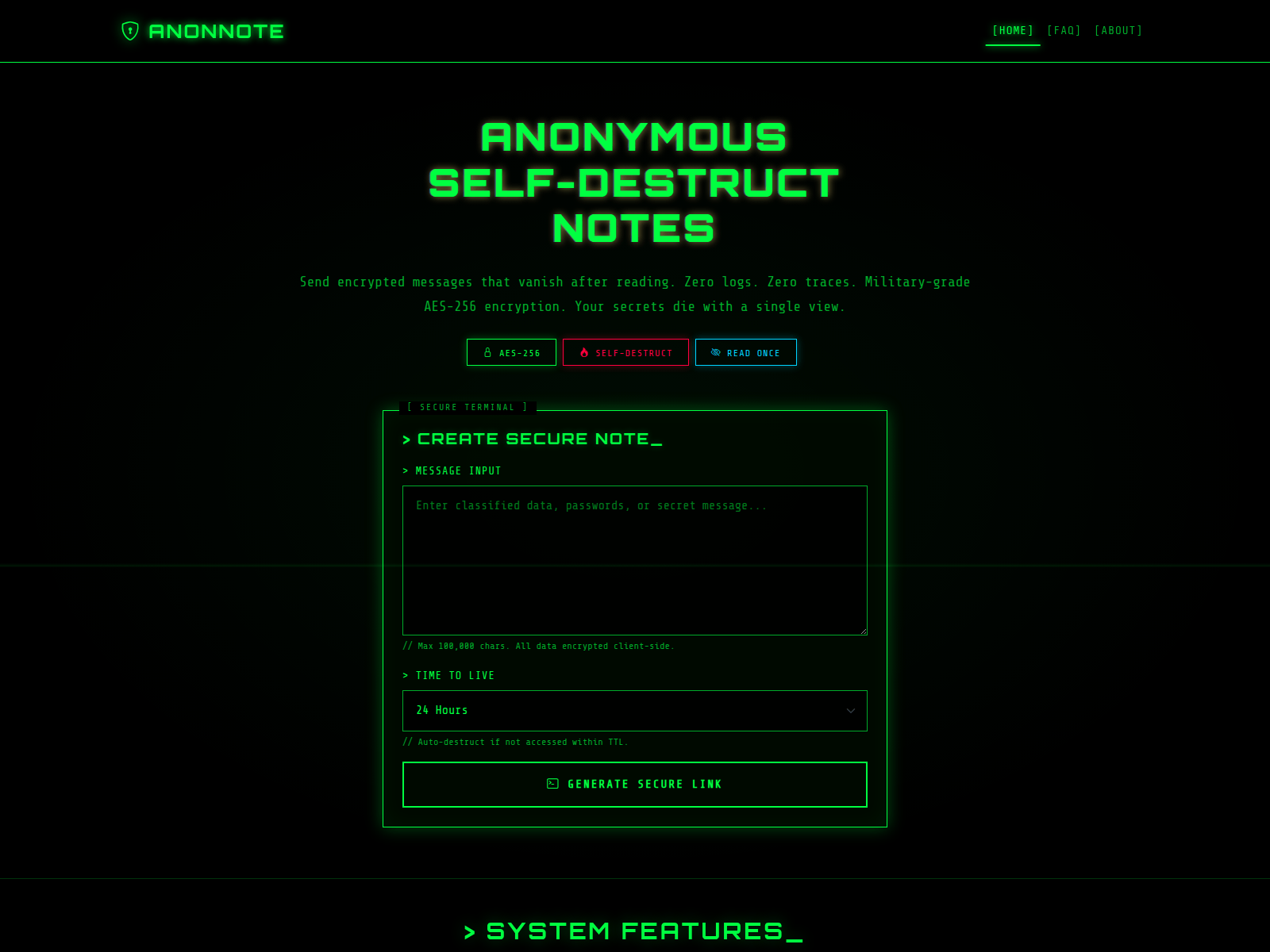 Screenshot of prlvnote.com