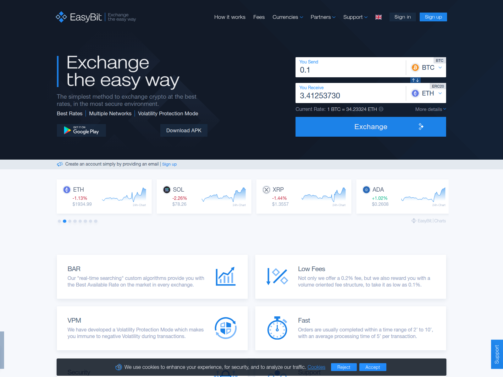 Screenshot of sasybit.com