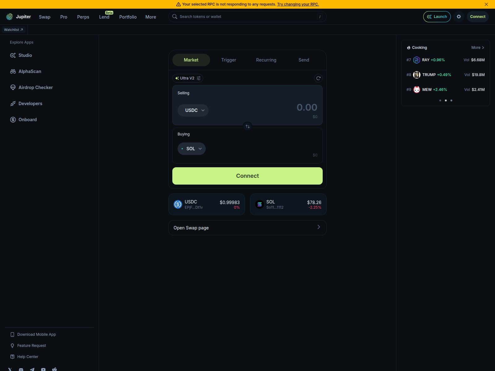Screenshot of pumpswap.digital