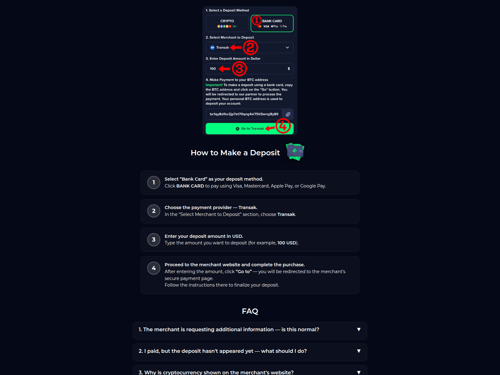 Screenshot of drake-deposit.digital