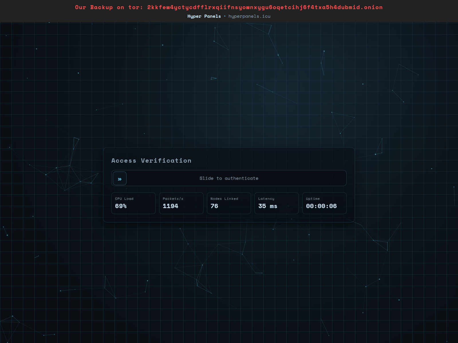 Screenshot of hyperpanels.icu