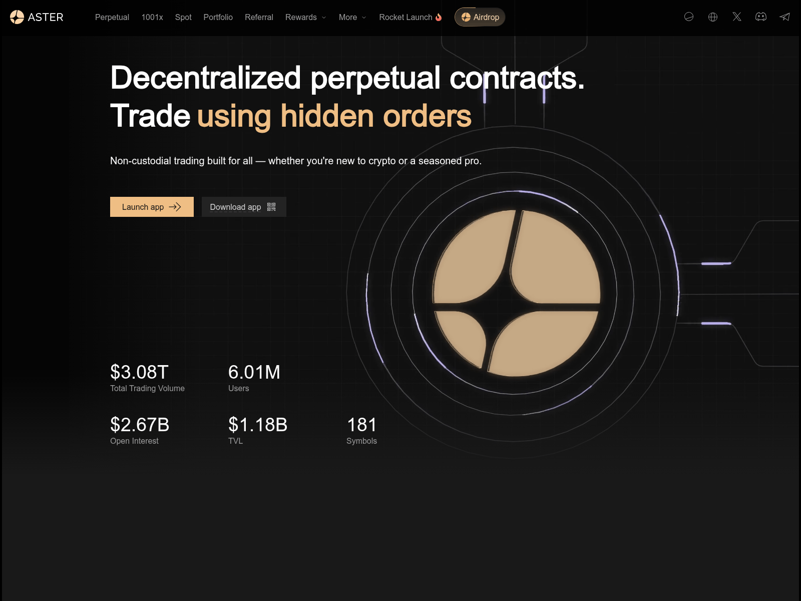 Screenshot of asterdefi.info