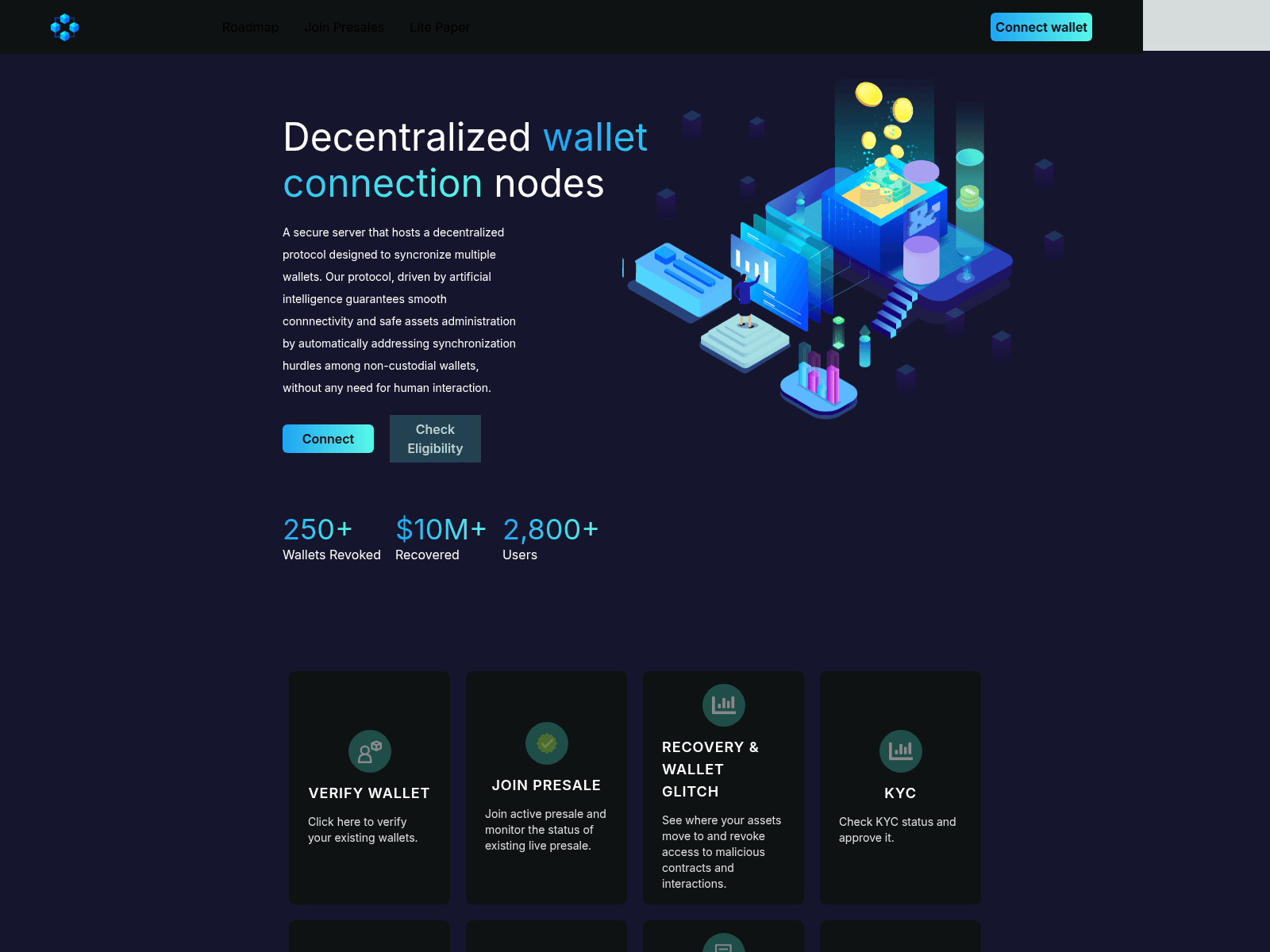 Screenshot of projects-interface.live