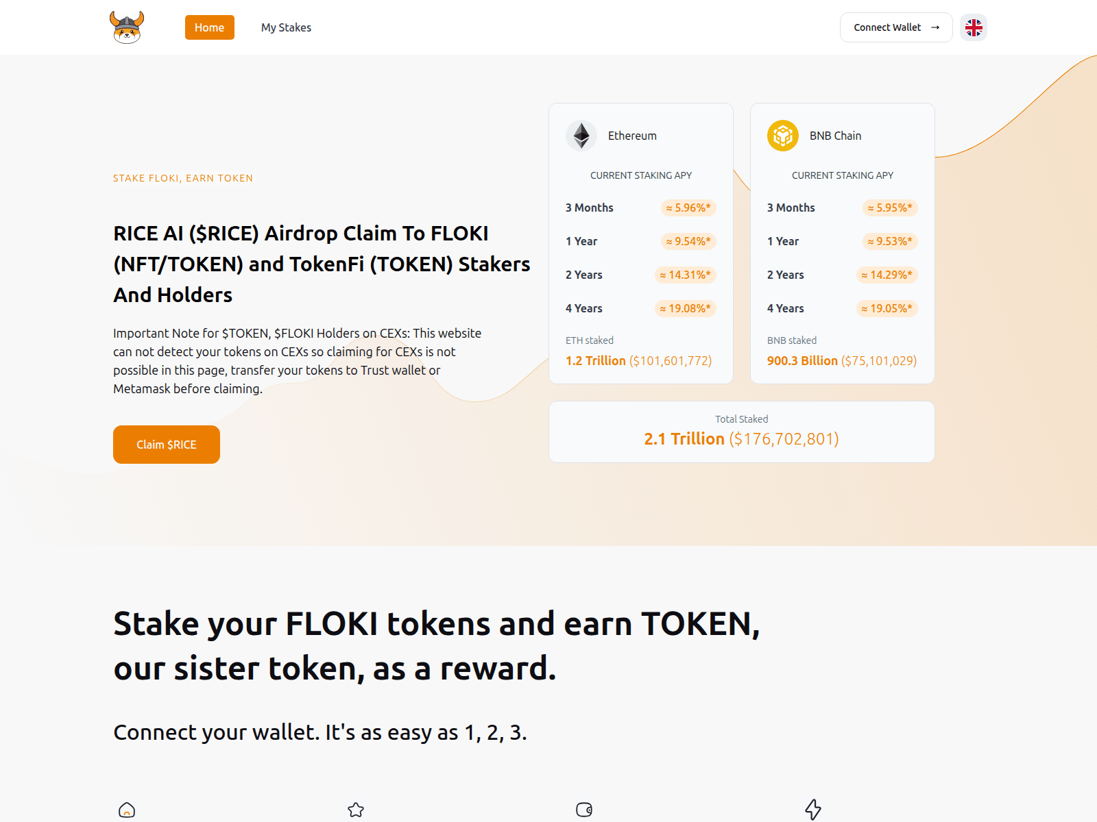 Screenshot of riceaiflokinu.live