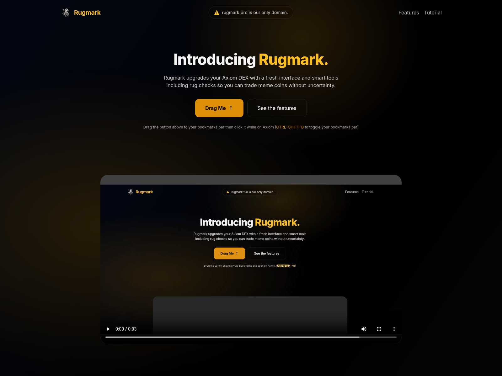 Screenshot of rugmark.pro