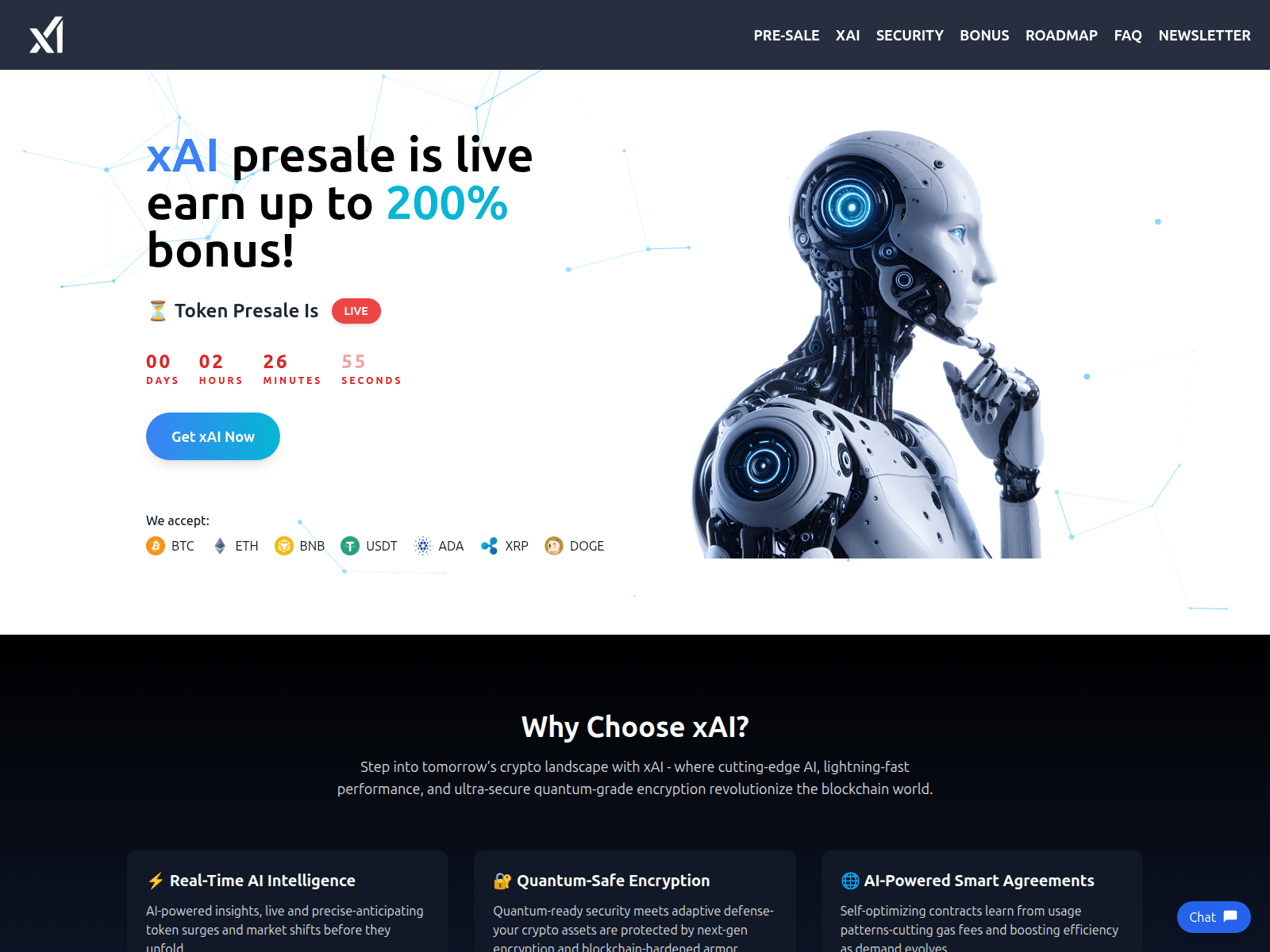 Screenshot of xai-official.sale