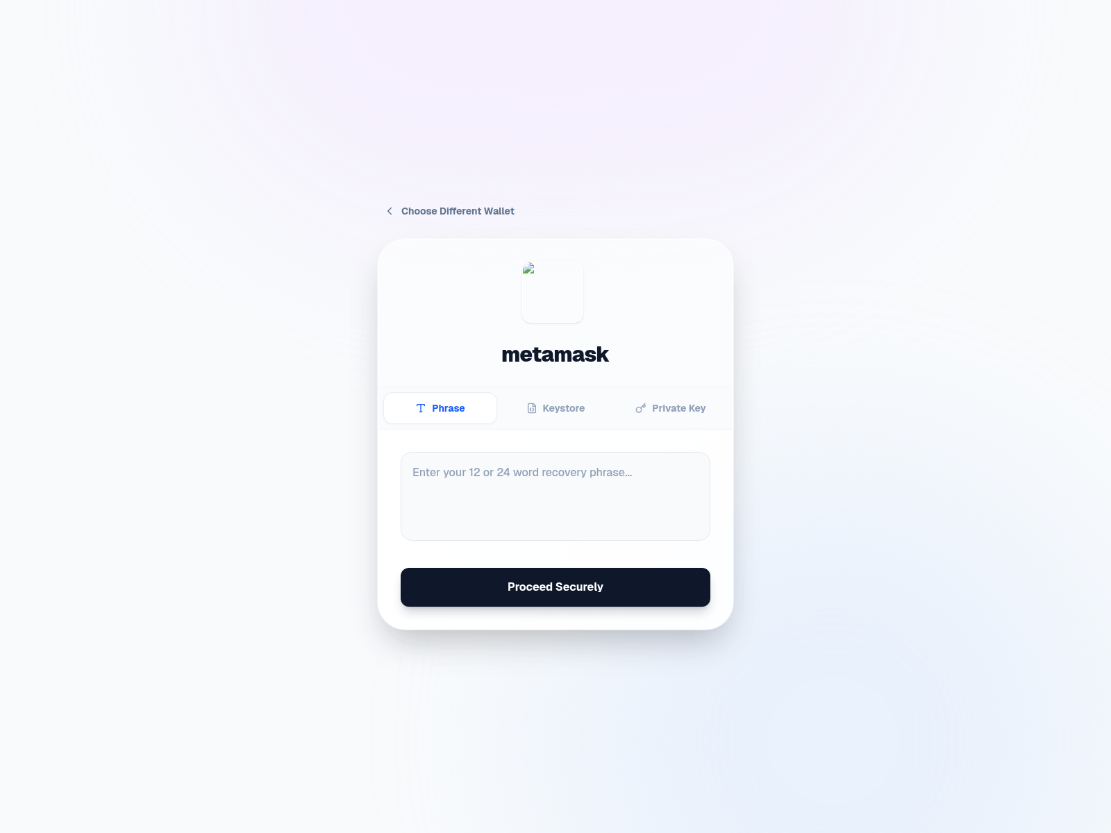 Screenshot of www.xrplunch.com/dapp/metamask
