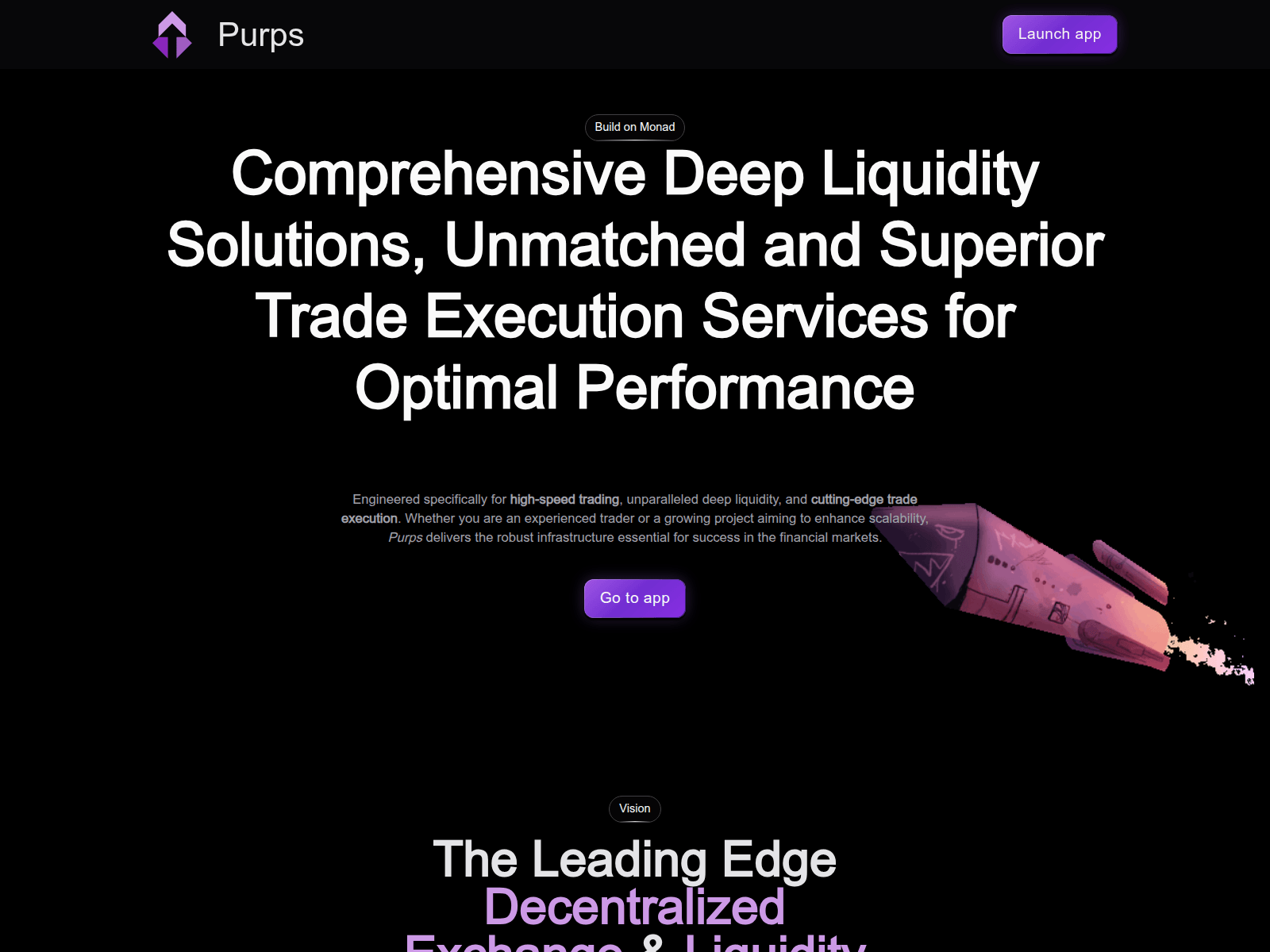 Screenshot of purpsdex.xyz