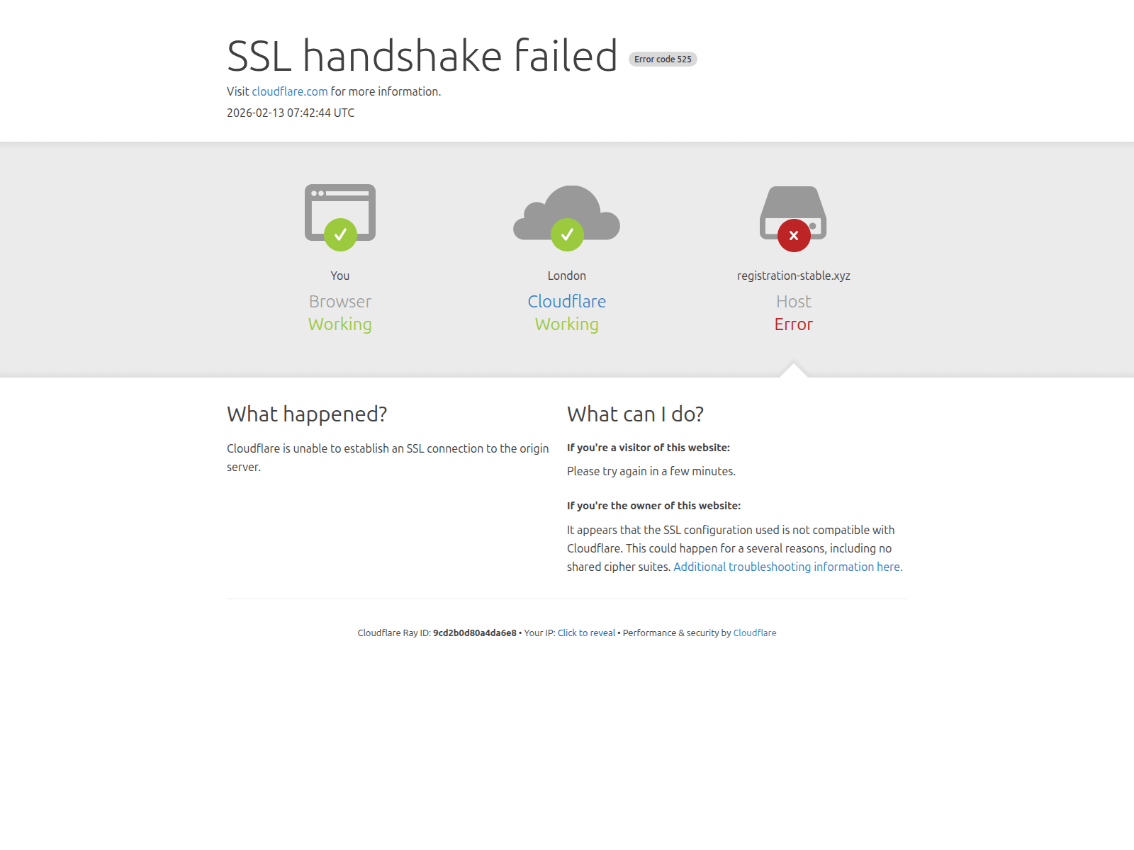 Screenshot of registration-stable.xyz