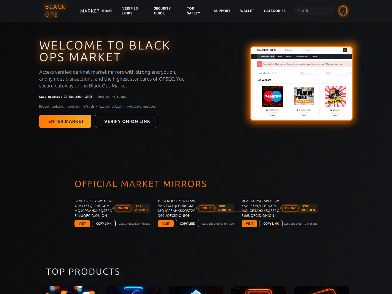 Screenshot of market-blackops.xyz