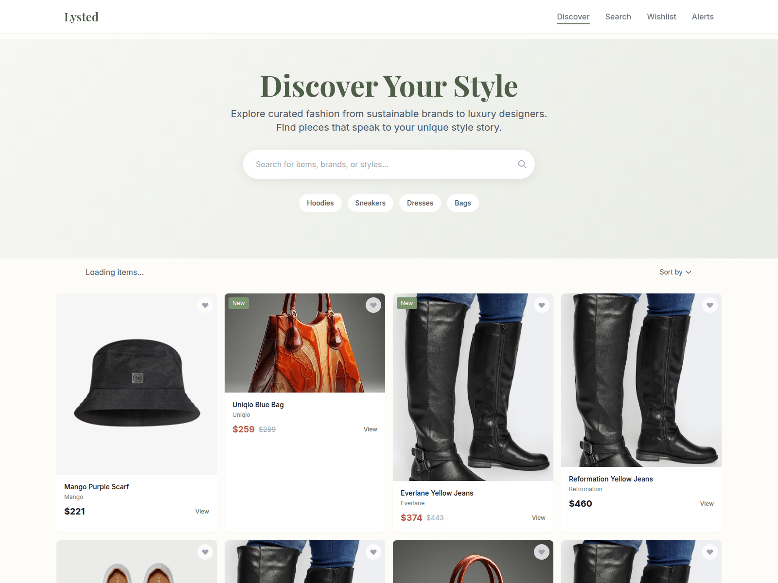 Screenshot of lysted.xyz