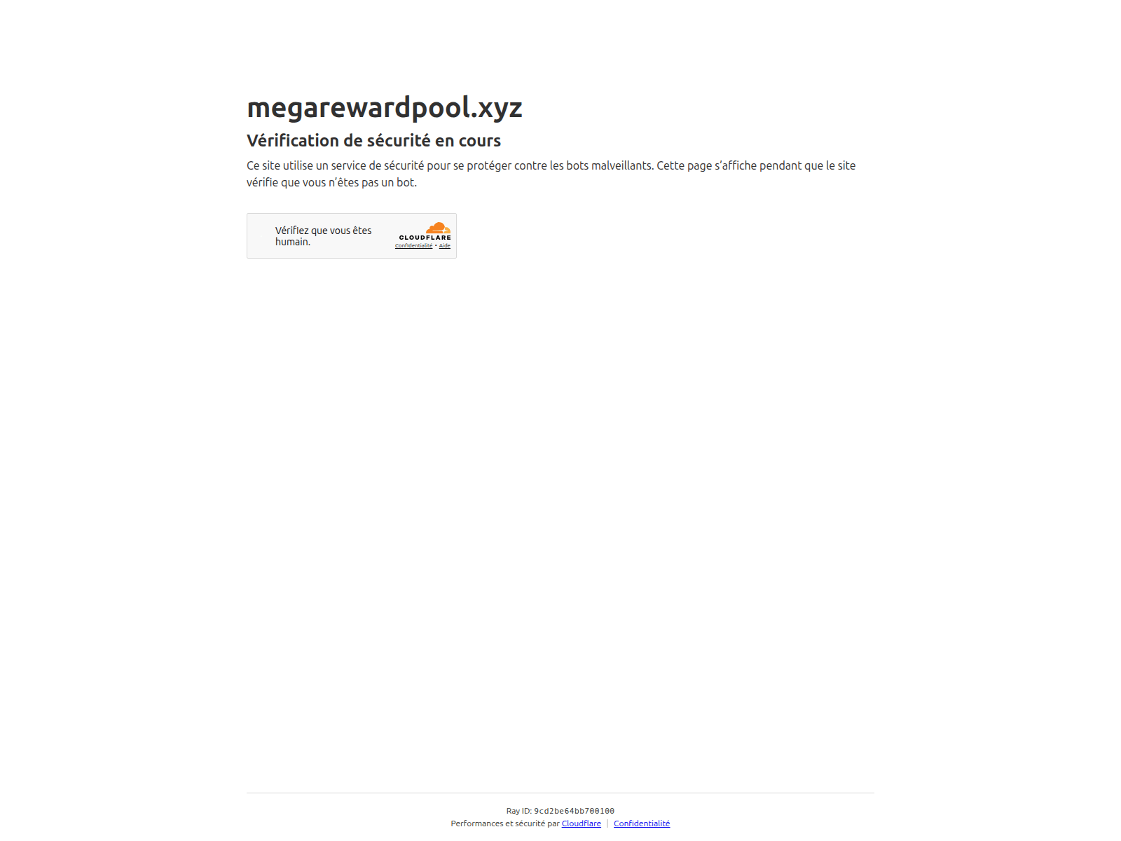 Screenshot of megarewardpool.xyz