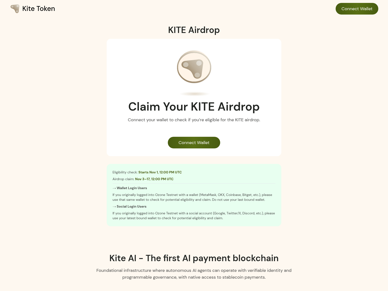 Screenshot of kiteop.xyz