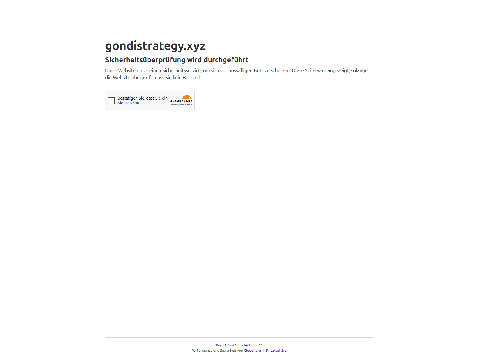 Screenshot of gondistrategy.xyz