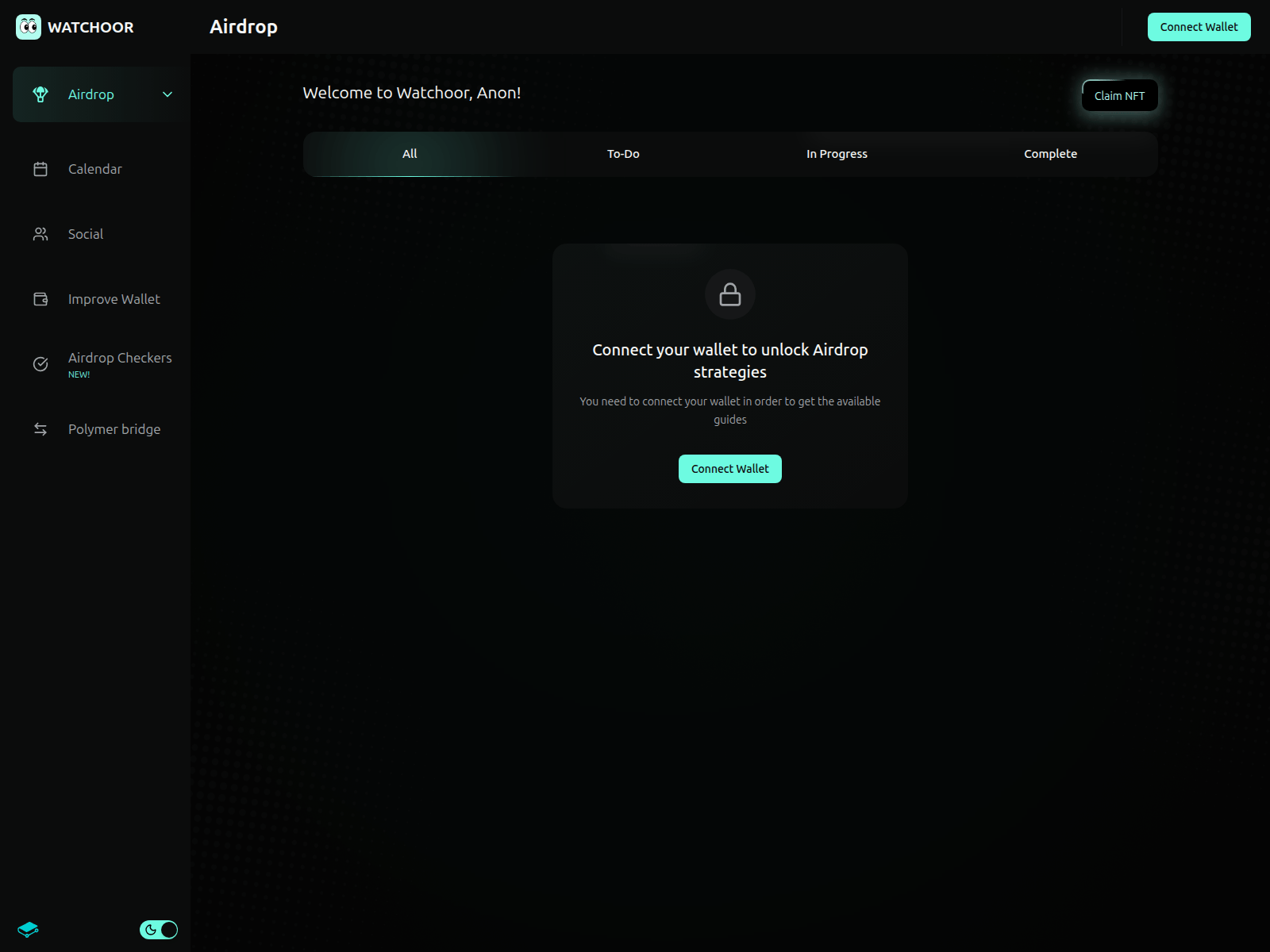 Screenshot of watchor.xyz