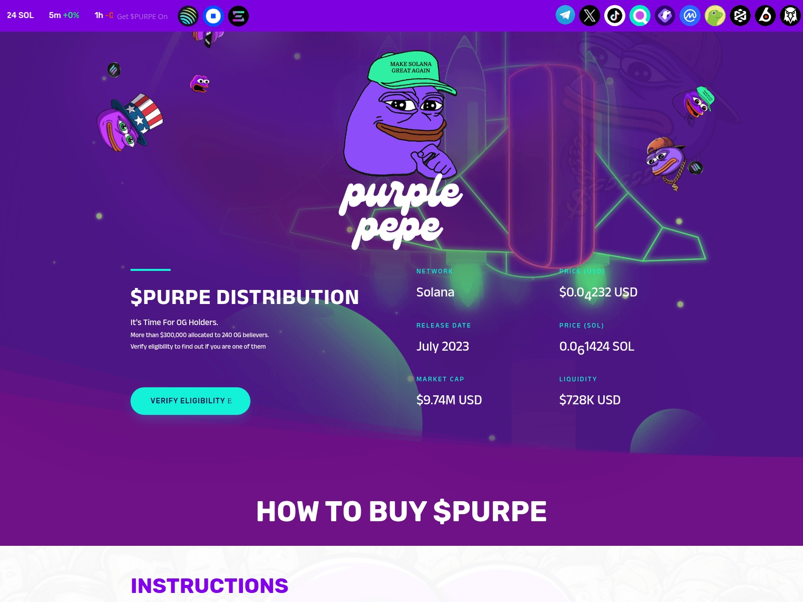 Screenshot of distribution-purpe.xyz