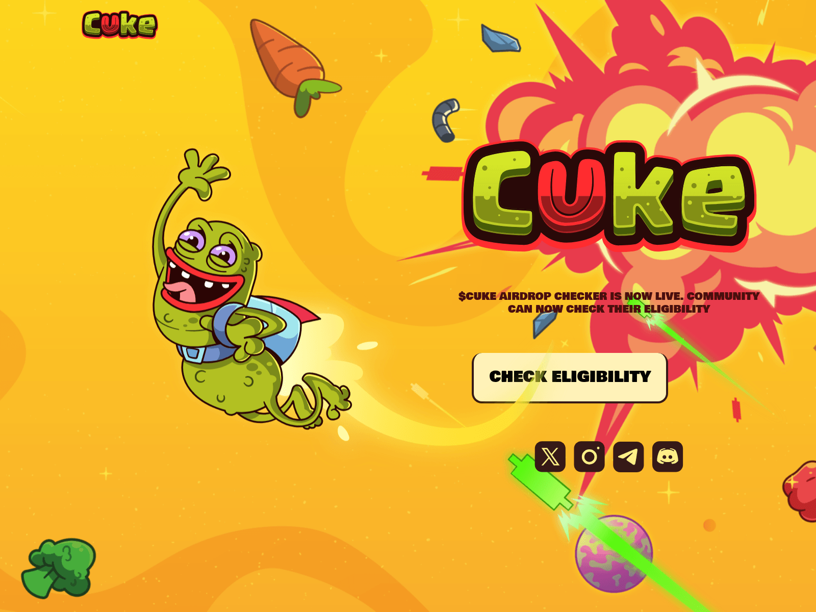 Screenshot of checker-cukecoin.xyz