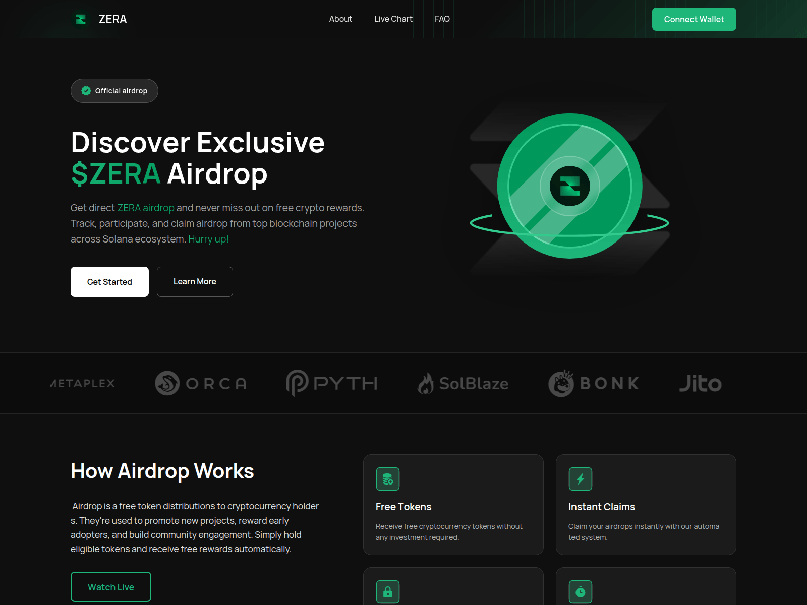 Screenshot of join-zeraonsol.xyz