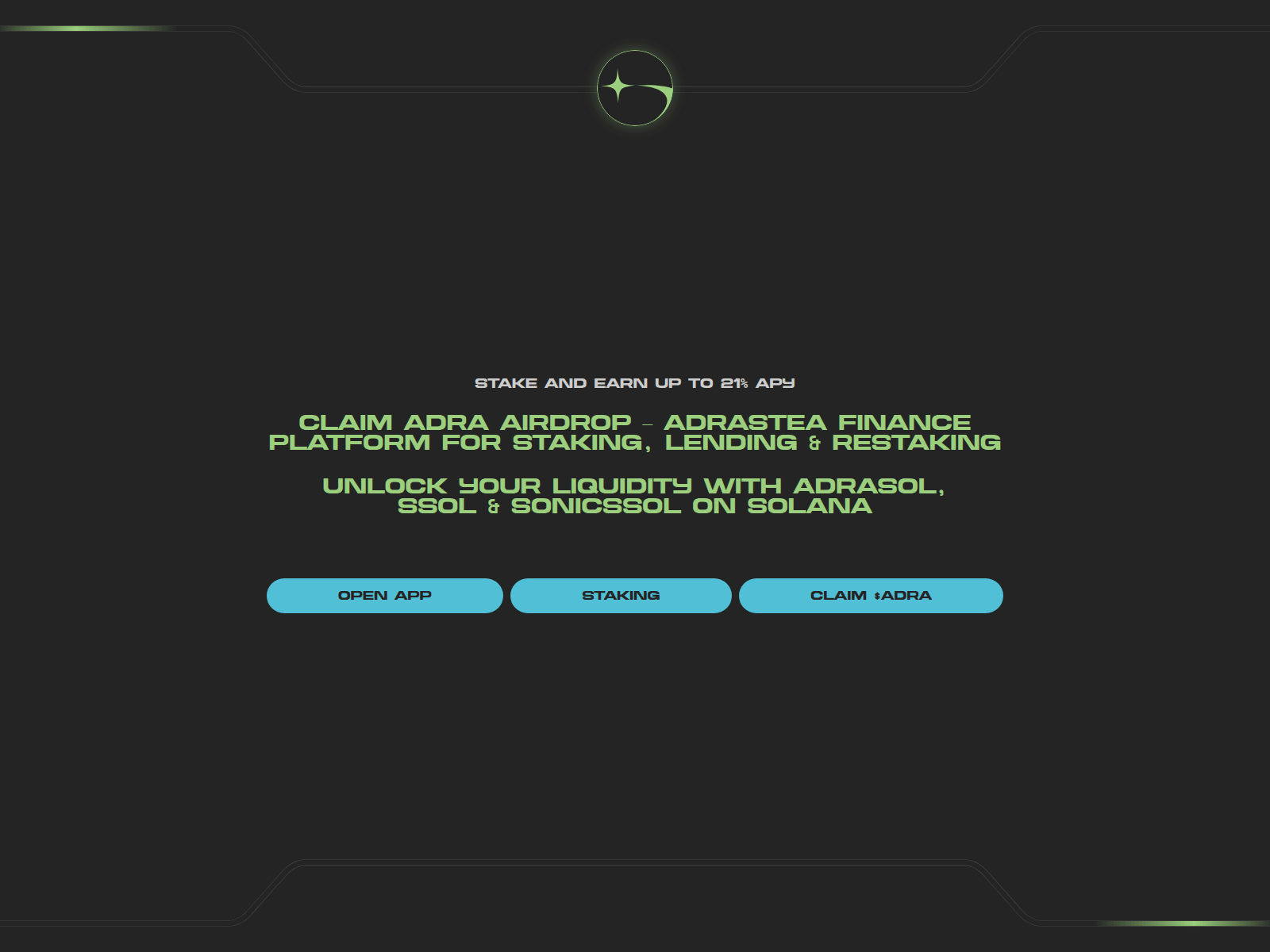 Screenshot of adrasteafinance.xyz