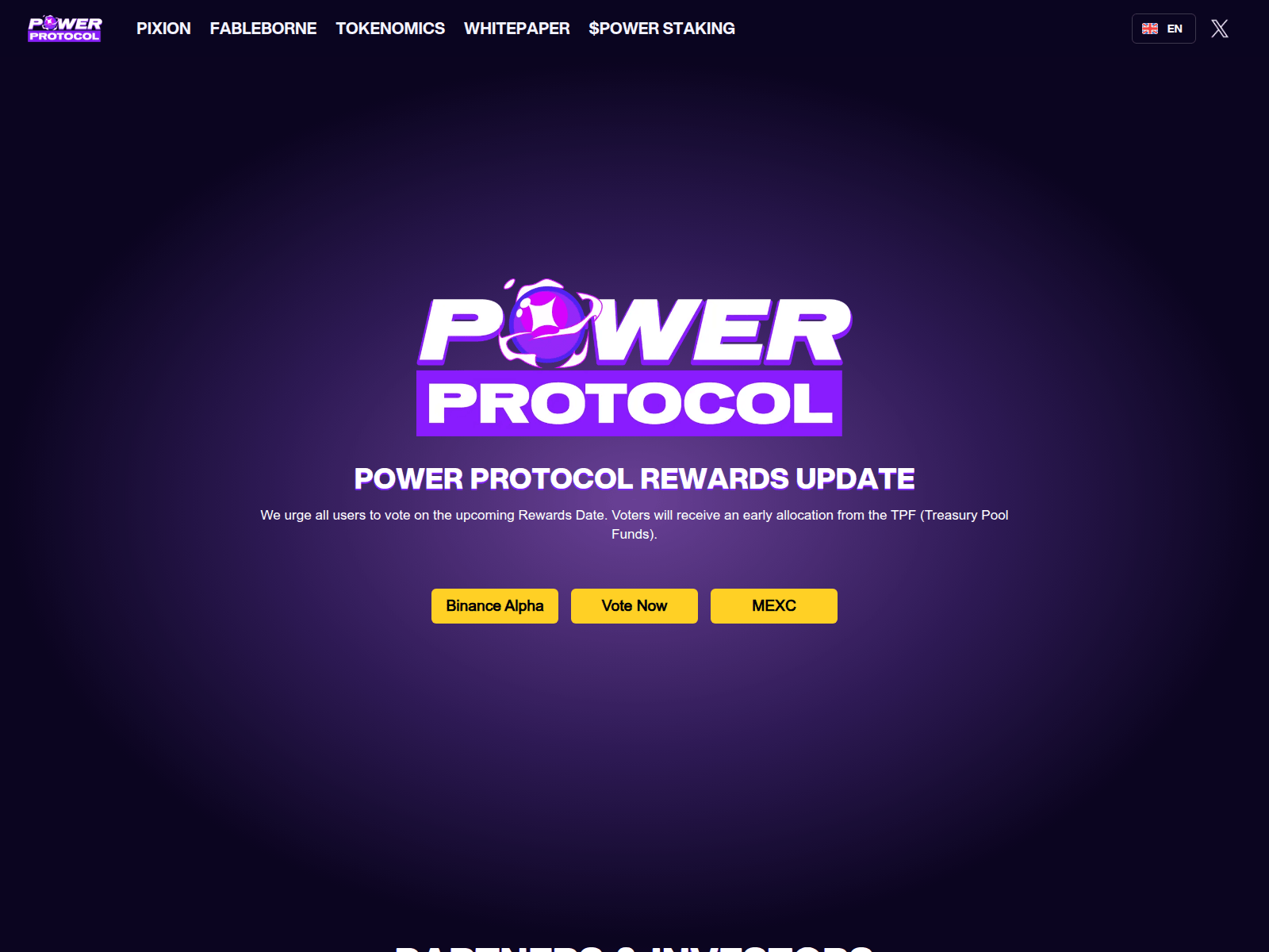 Screenshot of powerprotocol-vote.xyz