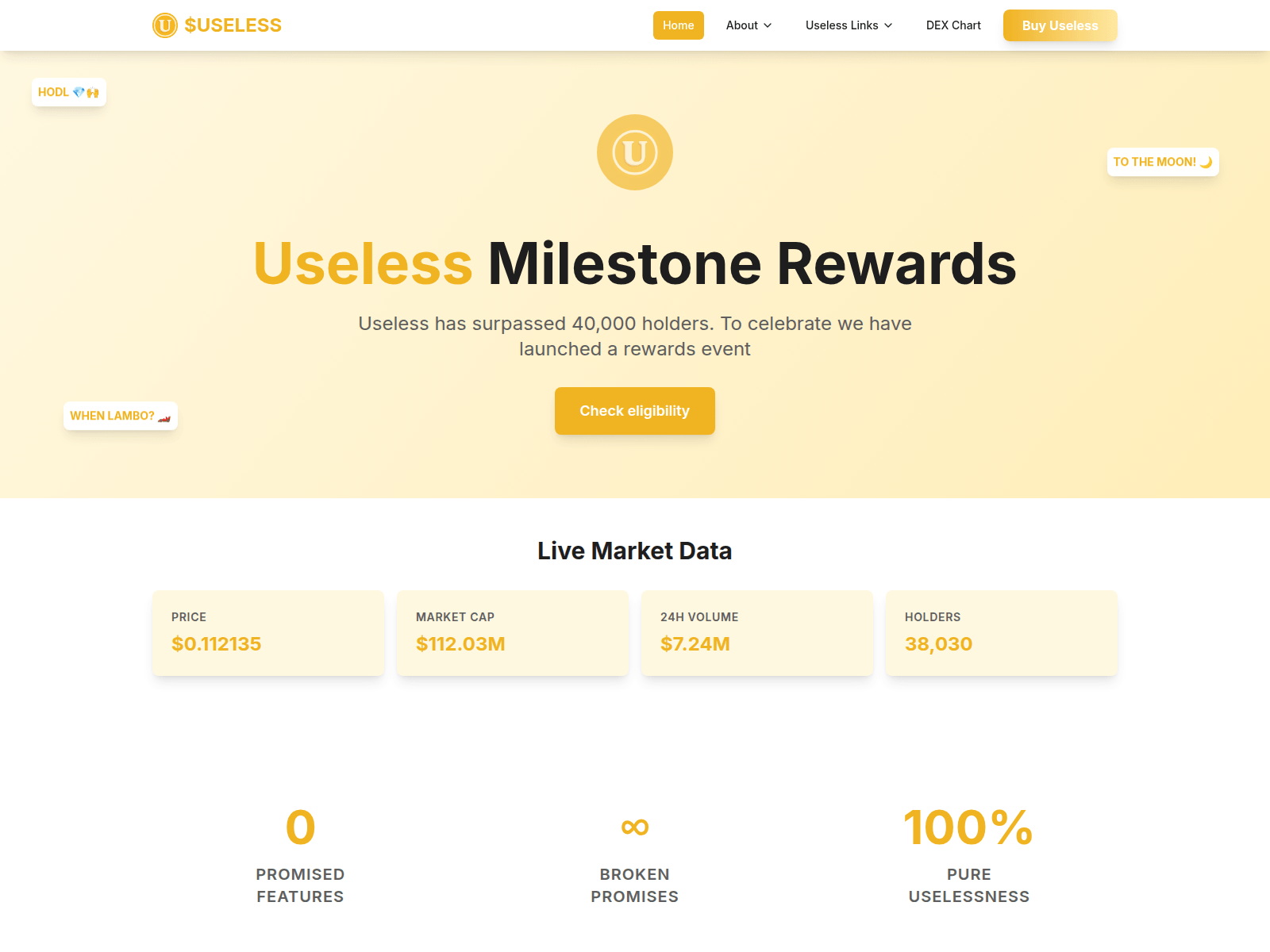 Screenshot of register-uselesscoin.xyz