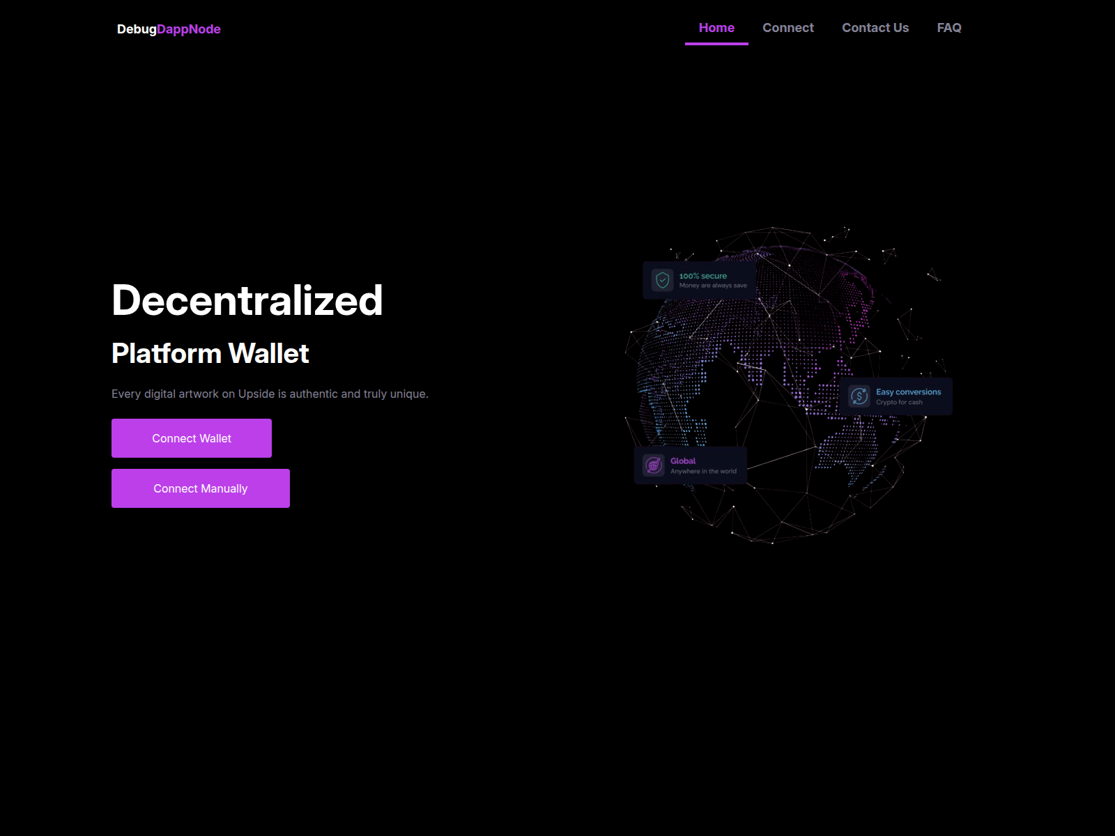 Screenshot of debuglinkapp.xyz