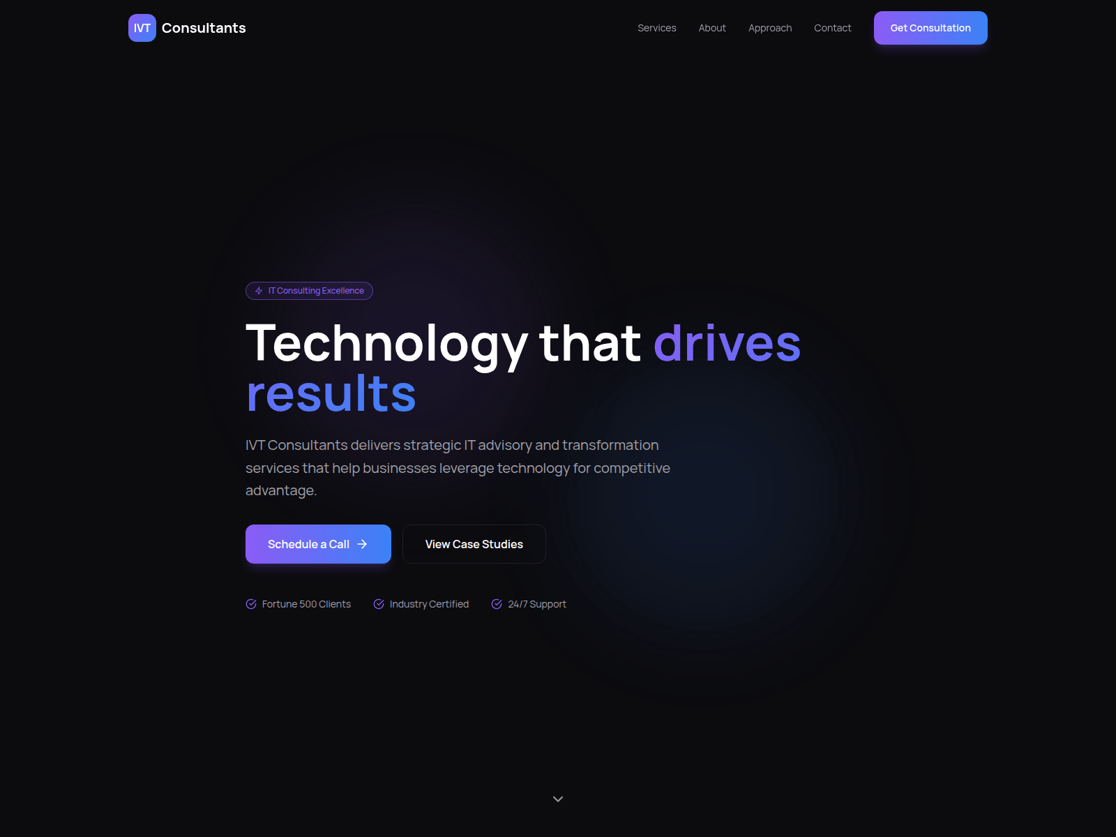 Screenshot of ivtconsultant.com