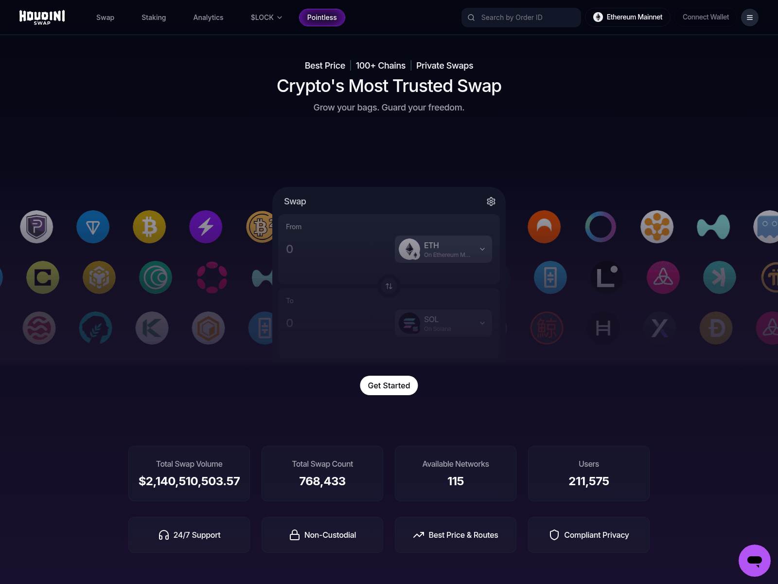 Screenshot of houdiniewap.com