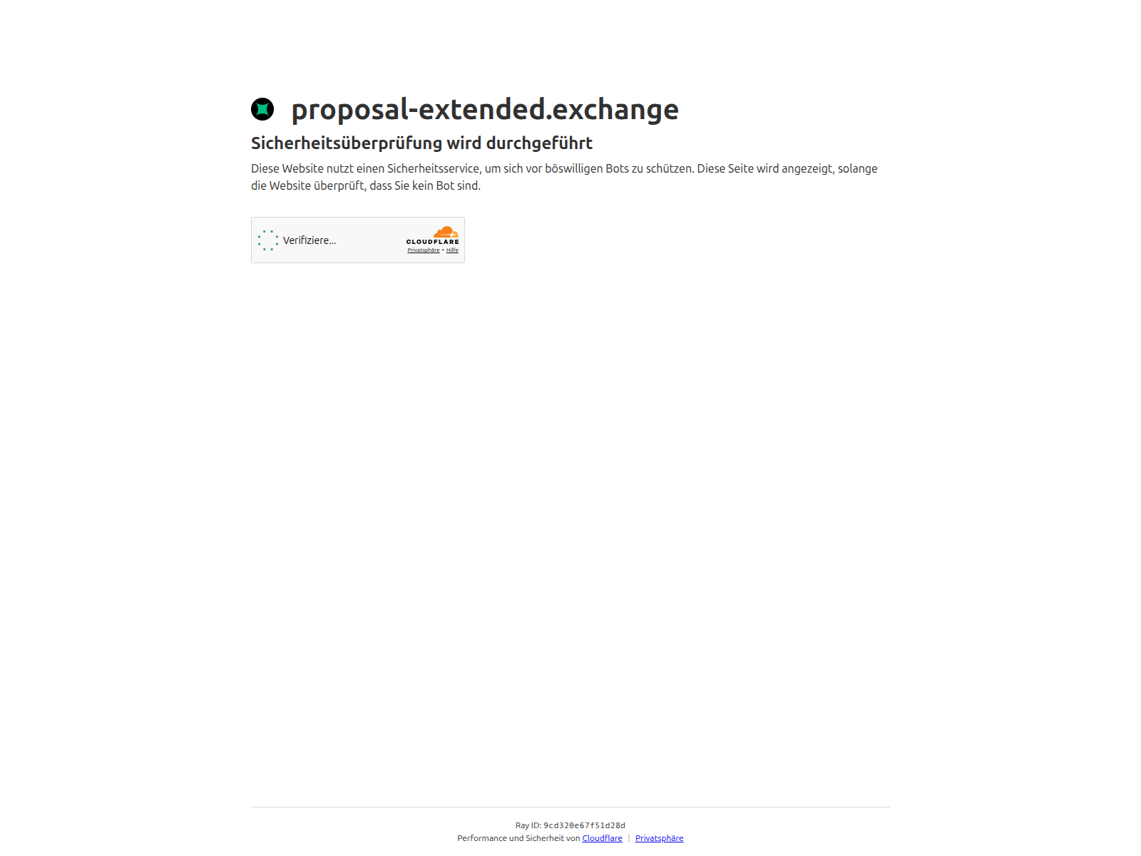 Screenshot of proposal-extended.exchange