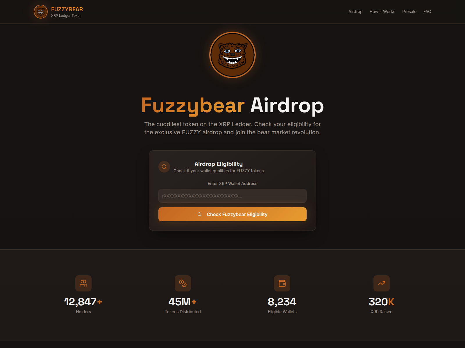 Screenshot of fuzzyxrp.info