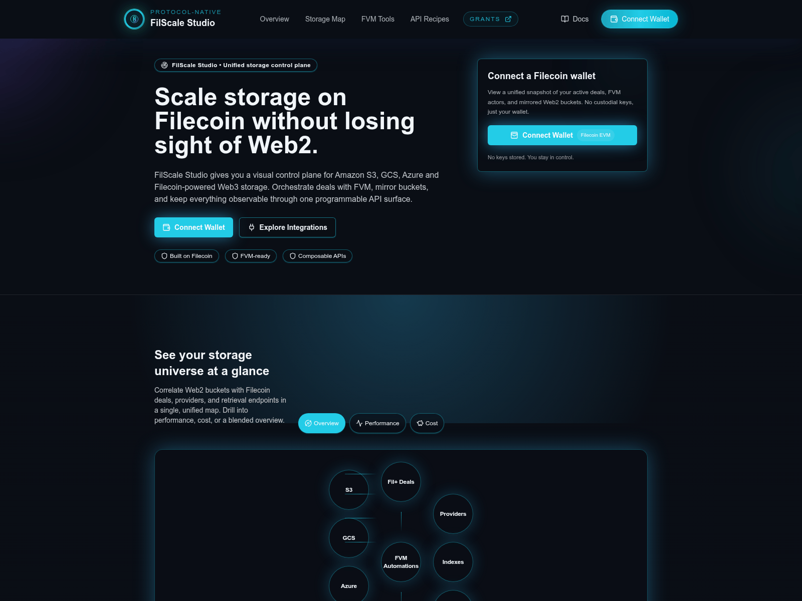 Forensic screenshot of filecoinds.dream.space