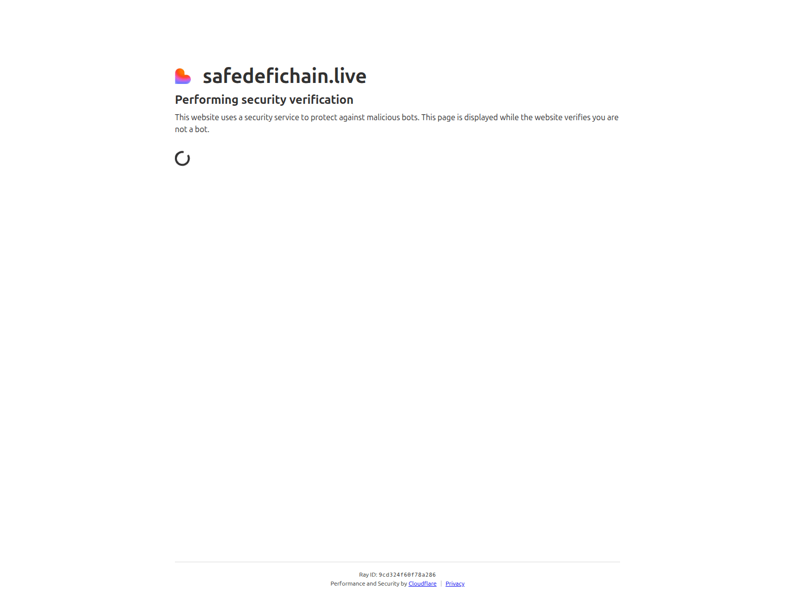Screenshot of safedefichain.live