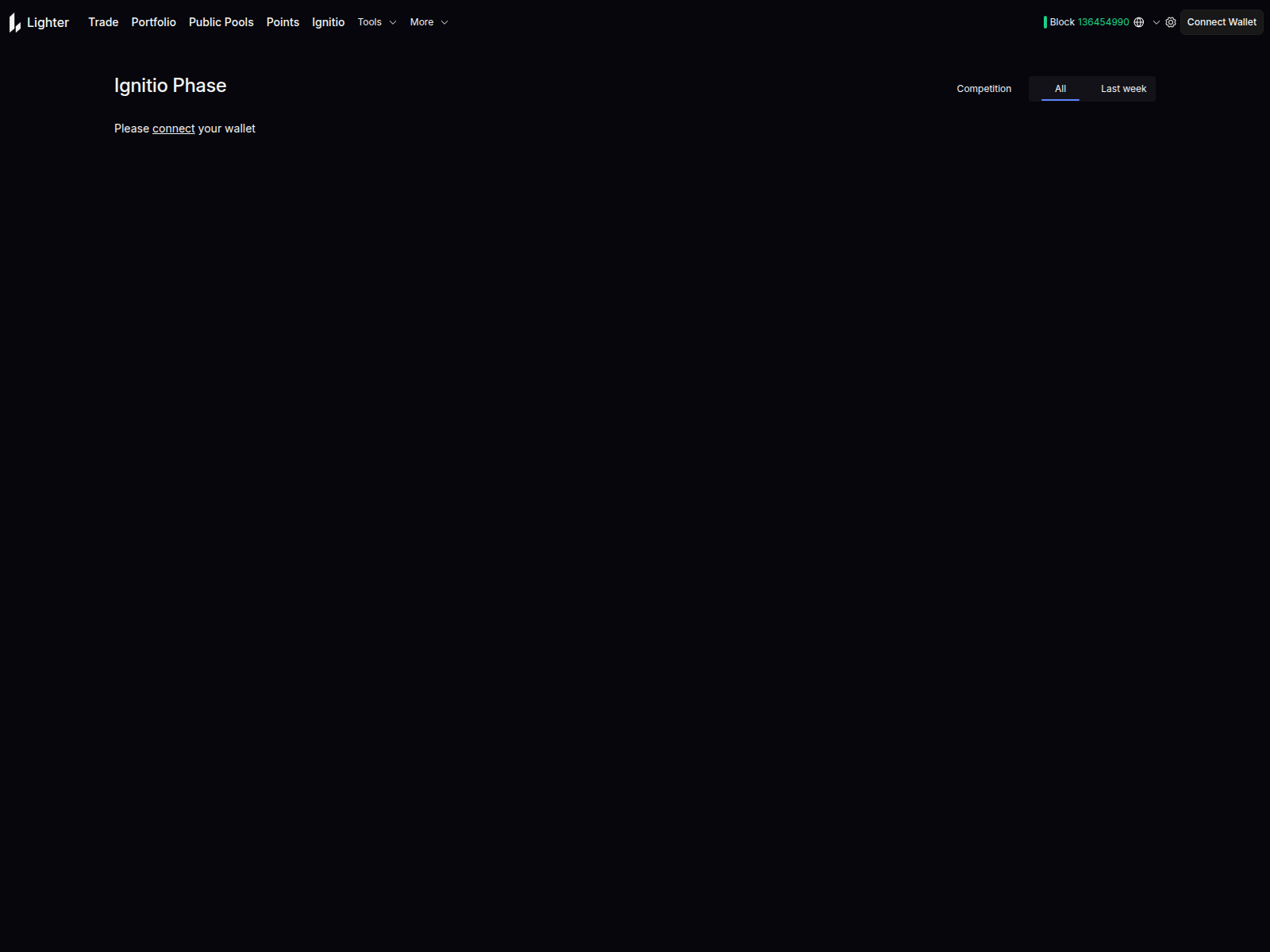 Screenshot of ignitio.xyz