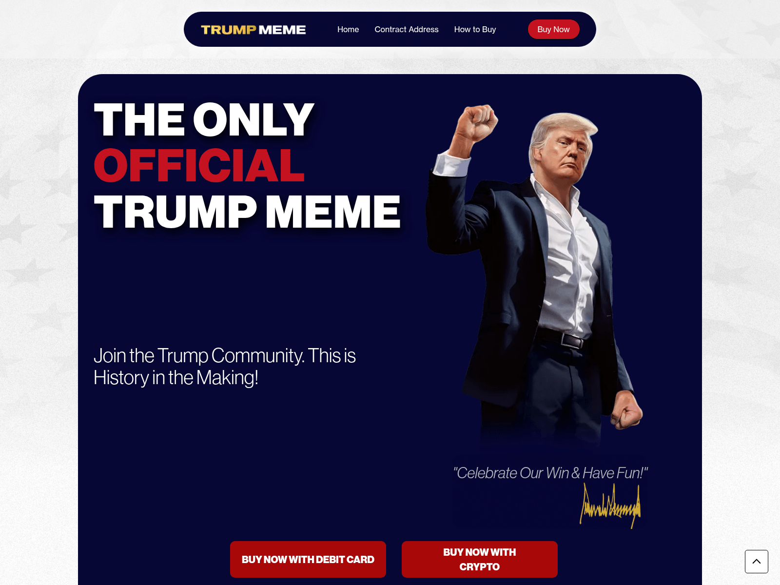 Screenshot of get-trump-memes.xyz