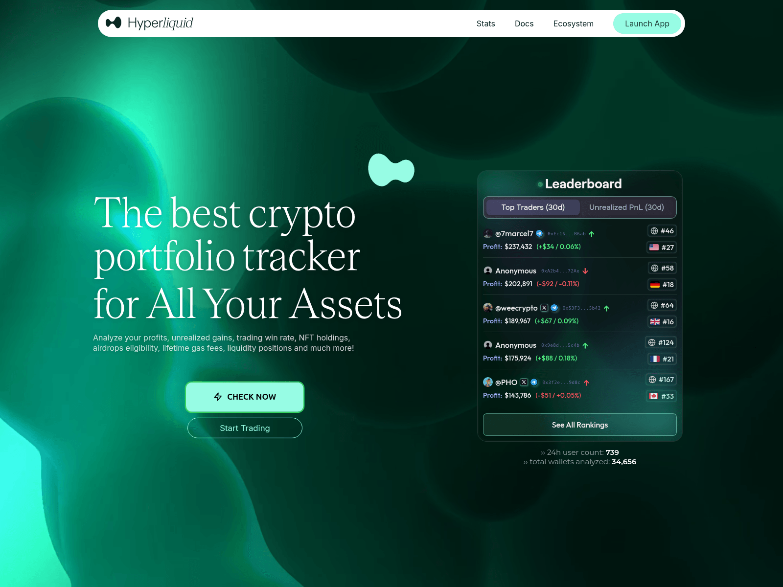Screenshot of statslookup.xyz