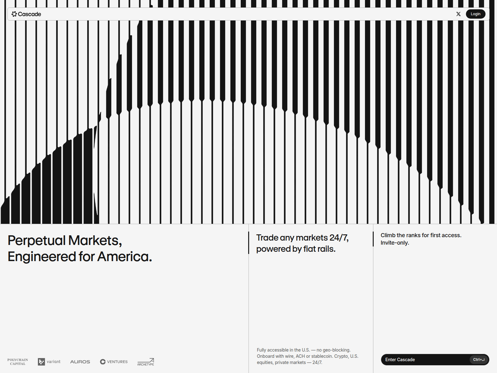 Screenshot of ccascade.xyz