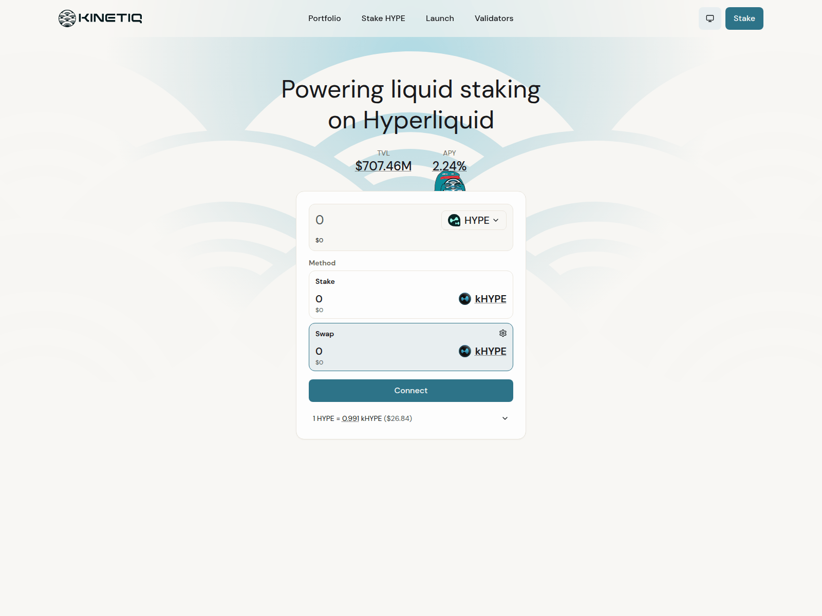 Screenshot of kinctiq.xyz