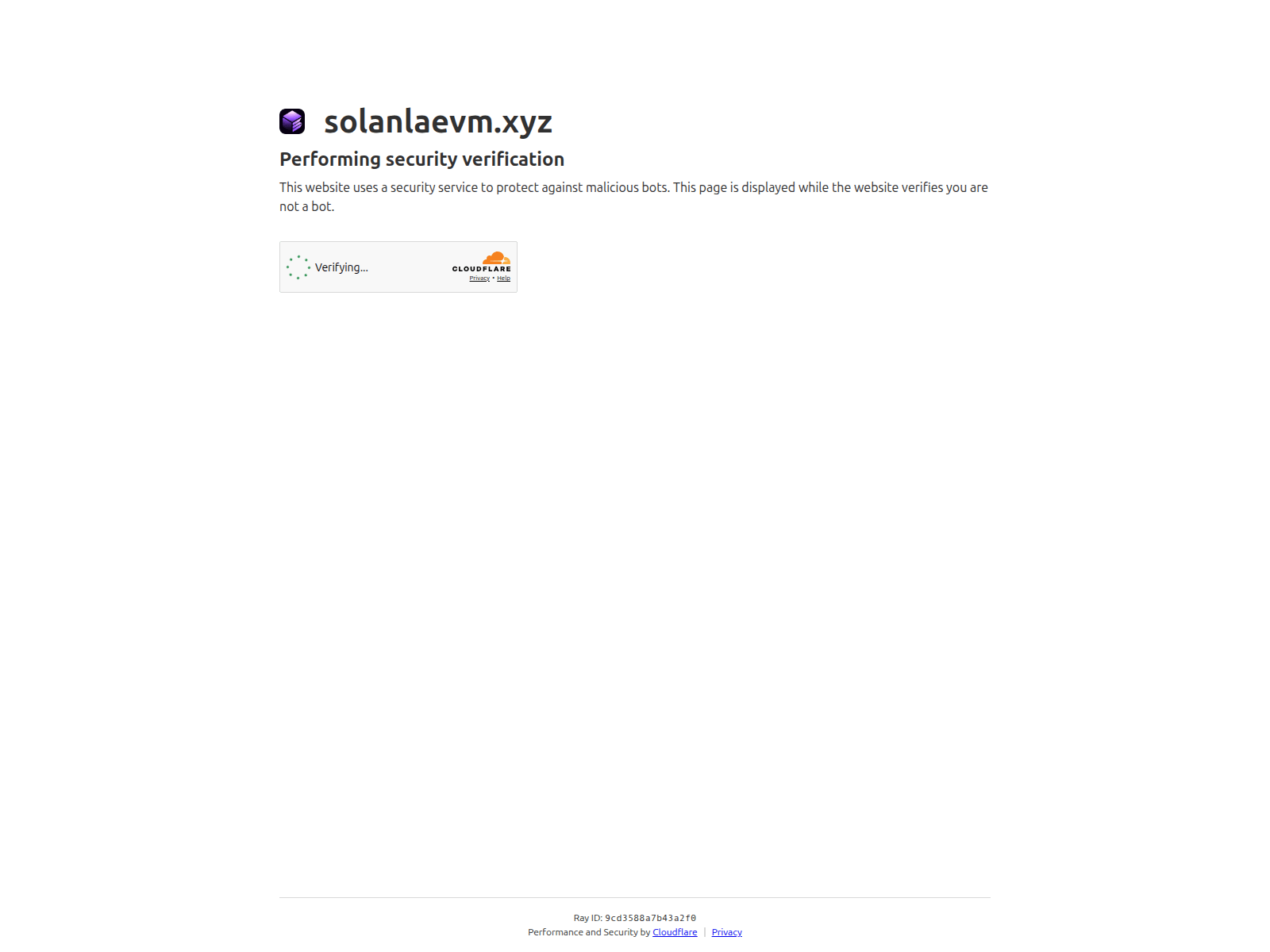 Screenshot of solanlaevm.xyz
