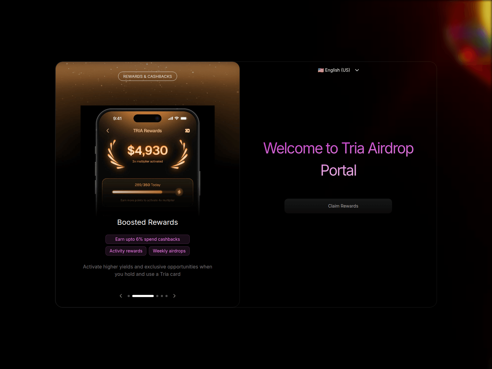 Screenshot of tria.cam