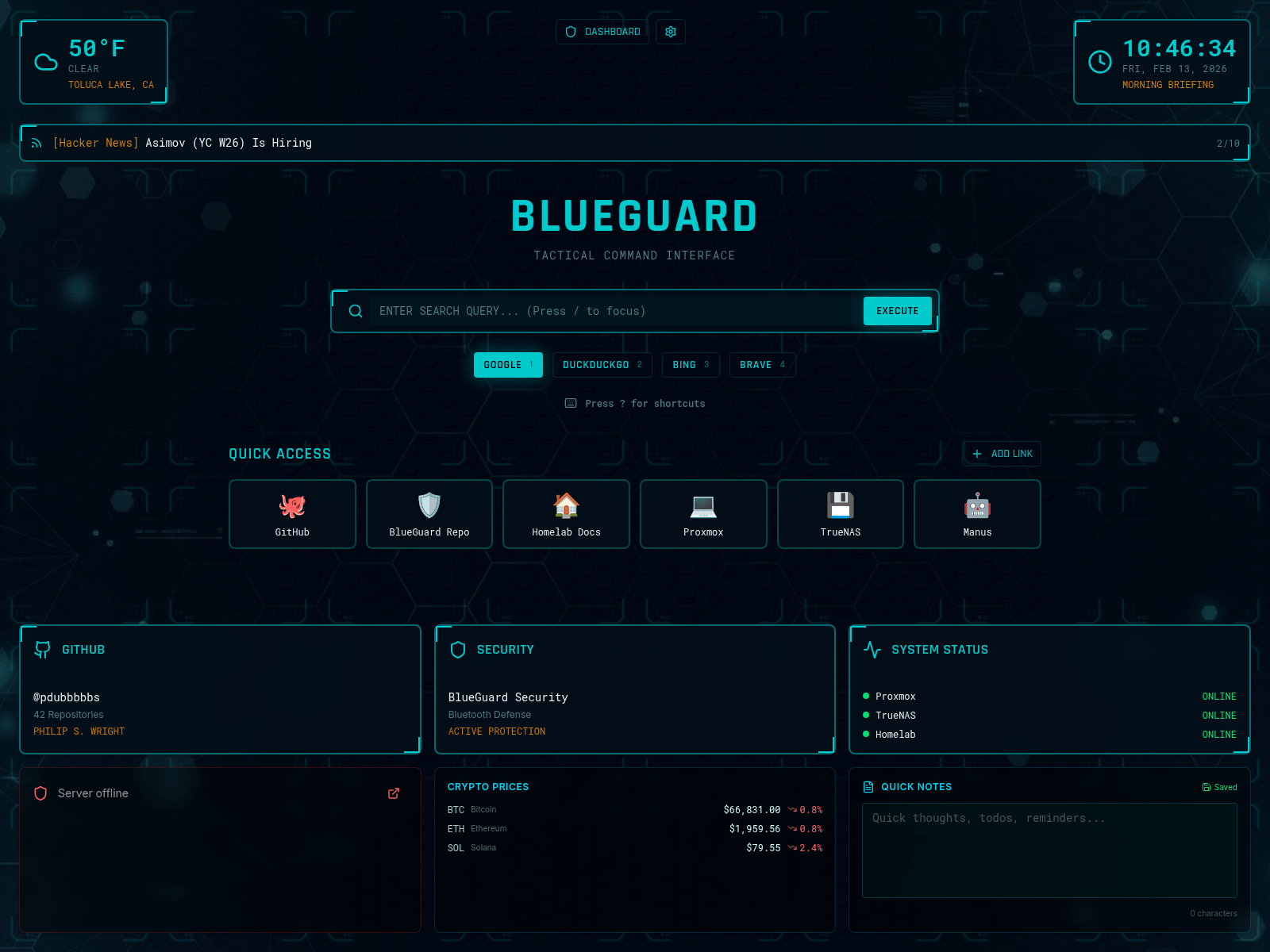 Screenshot of blueguard.cam