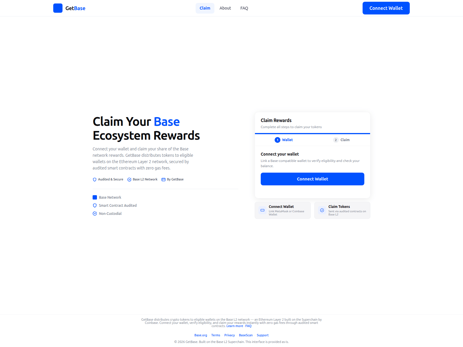 Screenshot of getbase.finance