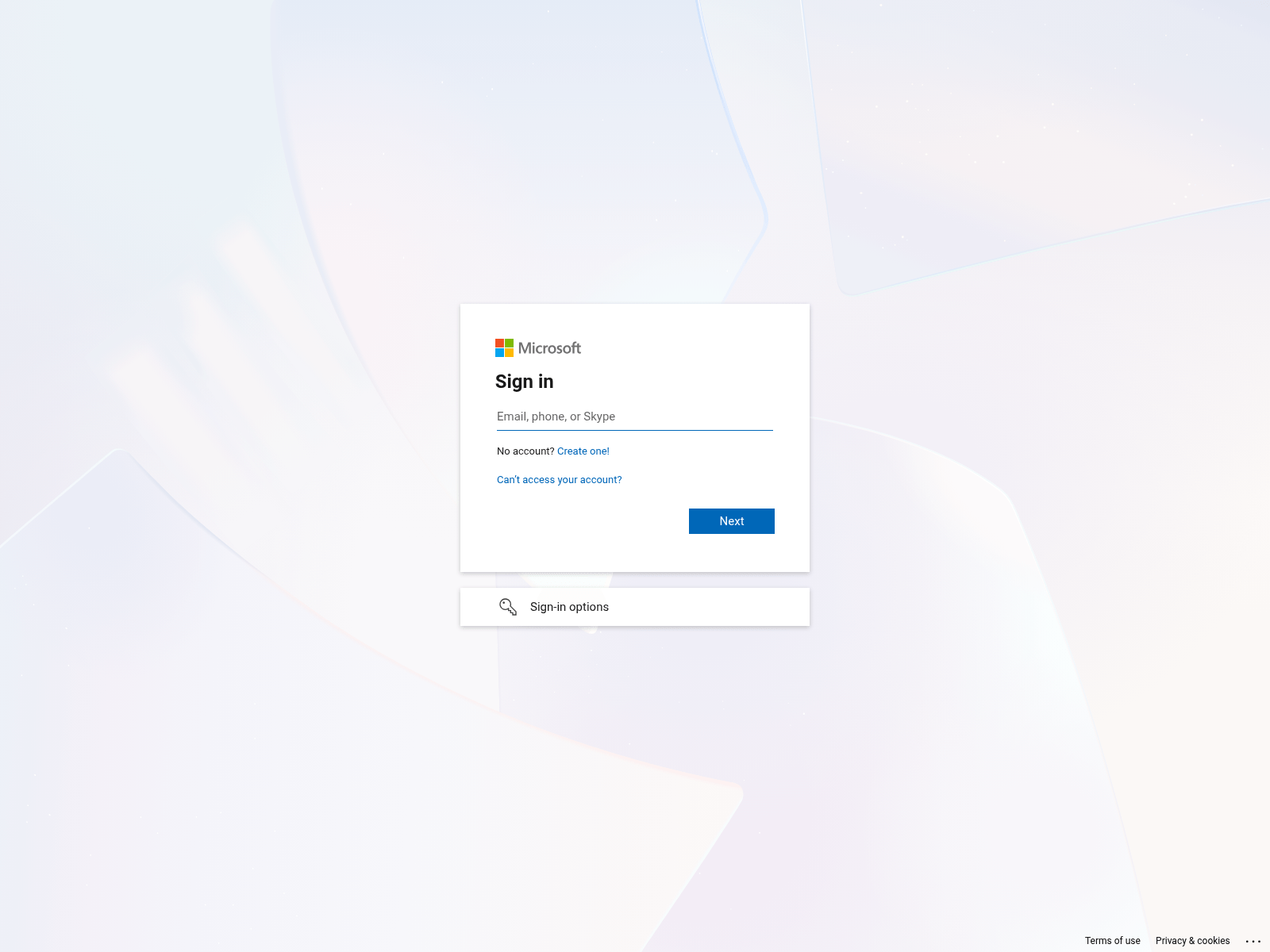 Screenshot of id.milestonelogin.com