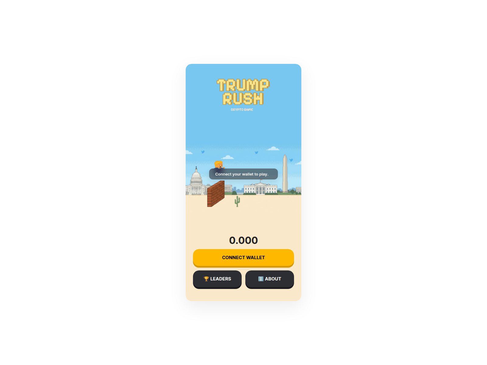 Screenshot of trumprush.click