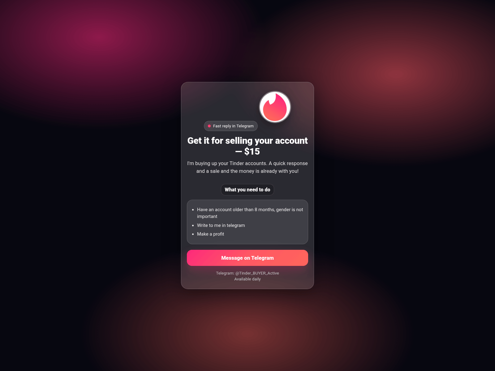 Screenshot of limitedacess.click
