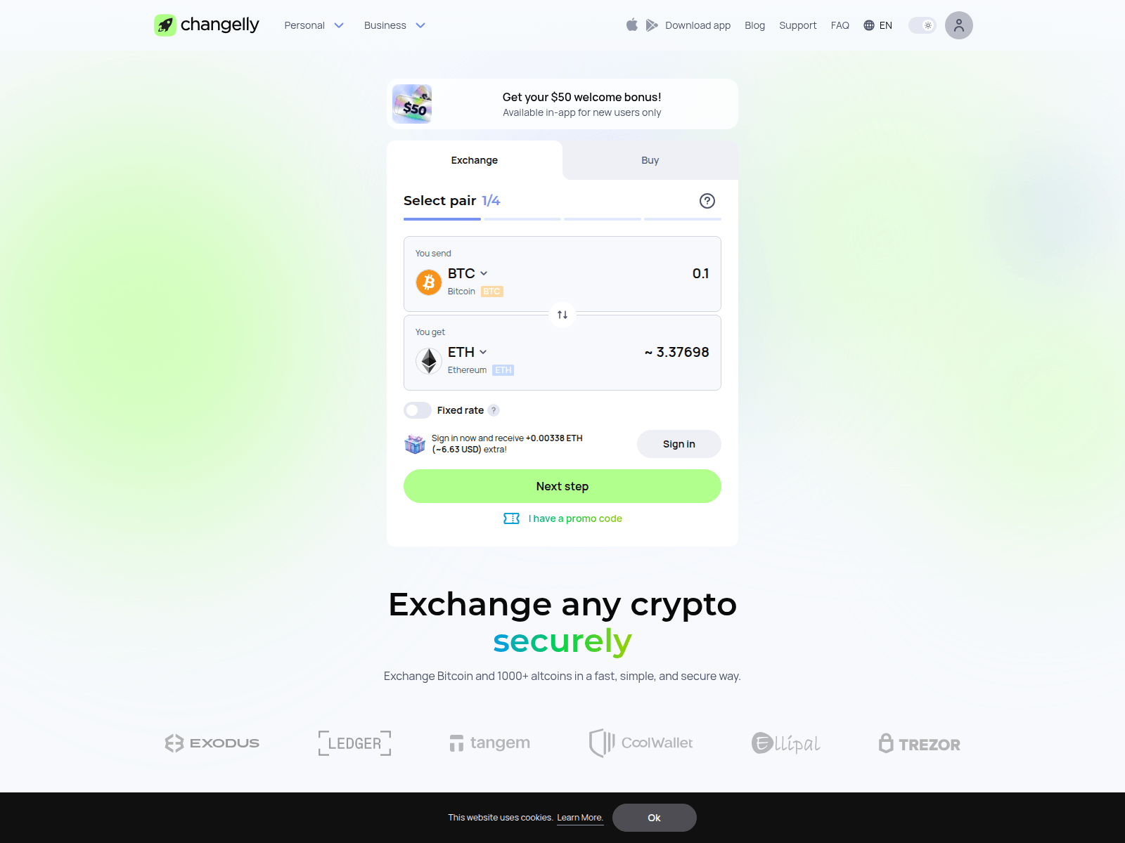 Screenshot of changeiiy.click
