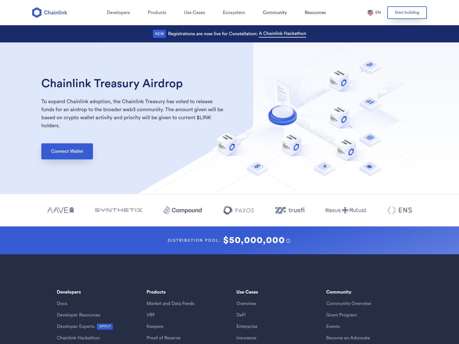 Screenshot of chain-dash.com